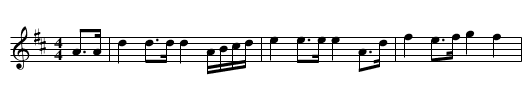 Danish March.2voices. AJH.015 - staff notation