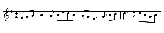 Danny Boy - staff notation