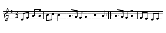 Dañs Léon - staff notation