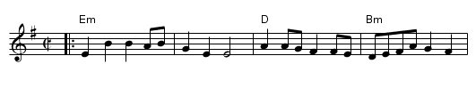 Dans Varietais - staff notation