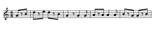 Dansa pa des lo fen - Danse Valdtaine - staff notation