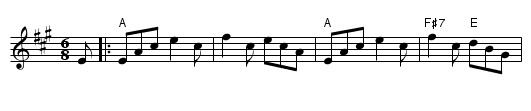 Danse De Chez Nous - staff notation