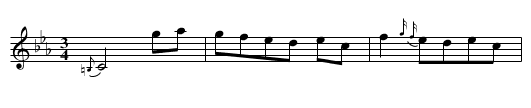 Danse des Paysans, Bergen. [6] - staff notation