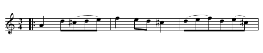 (Danse des Paysans - concluded) - staff notation