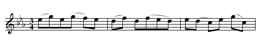 (Danse des Paysans - continued) - staff notation