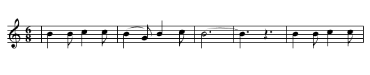 Danza (CT 004) - staff notation