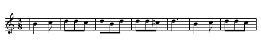 Danza (CT 024) - staff notation