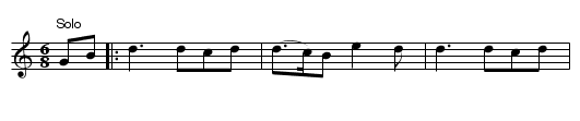 Danza (CT 079) - staff notation