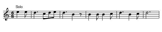 Danza (CT 085) - staff notation