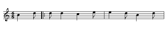 Danza (CT 087) - staff notation