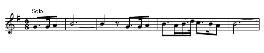 Danza (CT 175) - staff notation