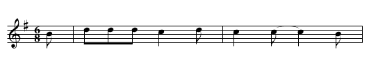 Danza (CT 176) - staff notation