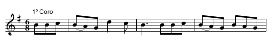 Danza (CT 177) - staff notation