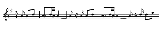 Danza (CT 216) - staff notation