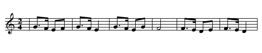 Danza d'Arcos (MQ 041) - staff notation