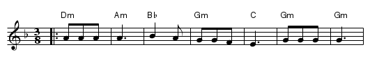 Danza de Las Tabiernas (Arrg.) - staff notation