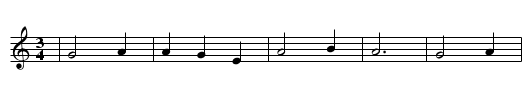 Danza de San Roque - staff notation