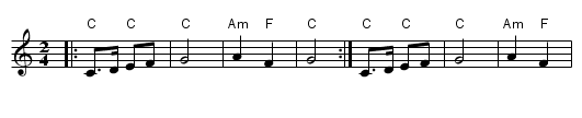 Danza de Trascastro (Arrg.) - staff notation