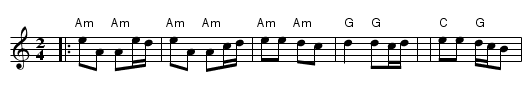 Danza L'Osu (Arrg.) - staff notation
