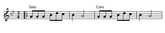 Danza Prima (CT 179) - staff notation