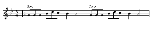 Danza Prima (CT 179) - staff notation