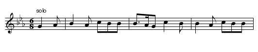 Danza Prima de Lluarca - staff notation