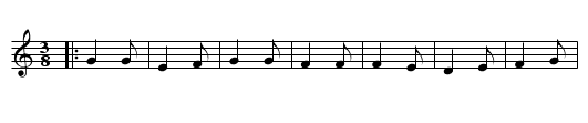 Danza Prima - staff notation