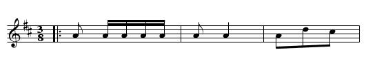 Danza (Teberga 2) - staff notation