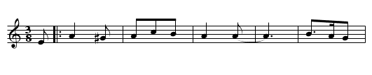 Danza (Teberga 5) - staff notation