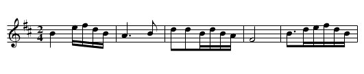 Daoqing diao - staff notation