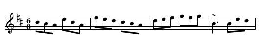 Darby Gallagher's - staff notation