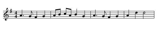Dark Girl Dressed in Blue - staff notation