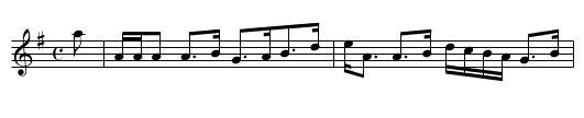 Dark Haired Mary - staff notation