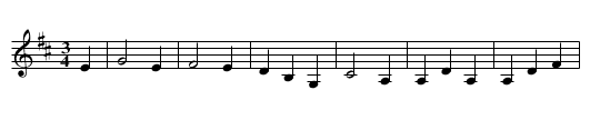 Dark Isle Waltz (harmony 2) - staff notation