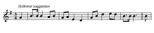 Dark-Eyed Sailor - staff notation