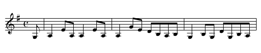 Darley's - staff notation