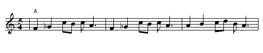Daronee - staff notation