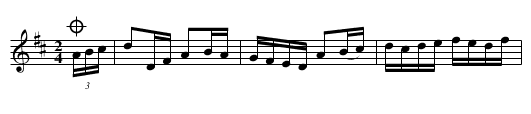 Dartmouth Set – 3rd Figure - staff notation