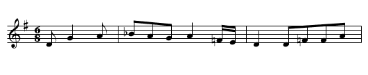 Das Bauerntoechterlein - staff notation