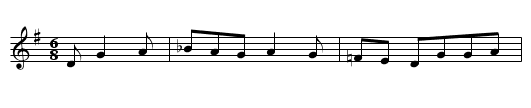 Das Bauerntoechterlein - staff notation