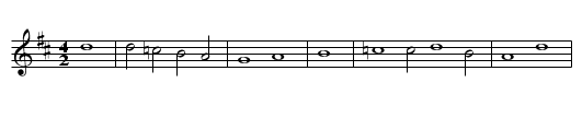 Das Dollerlied - staff notation