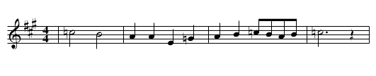 Das ist ein harte Buá, S. 67 - staff notation