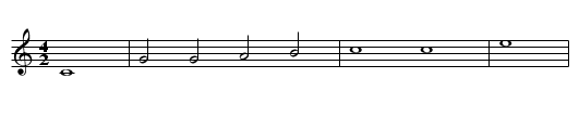 Das Lied vom Scheiden - staff notation