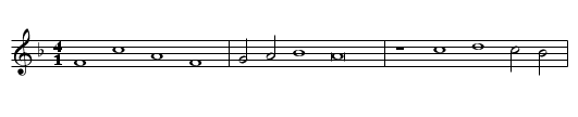 Das Regina coeli deutsch, auf die osterliche Zeit zu singen - staff notation
