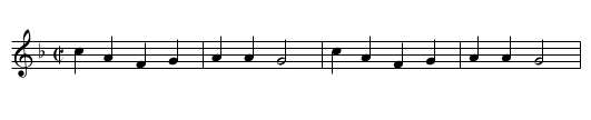 Das Rosentor - staff notation