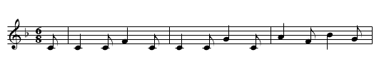 DAS WASSER RAUSCHT DAS WASSER SCHWOLL - staff notation