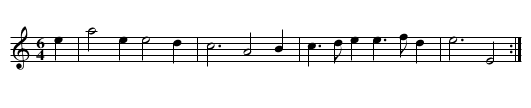 Dash the Drawer. WCD3/6.109 - staff notation