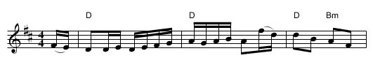 Dashing White Sergeant, The #2 - staff notation