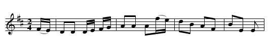 Dashing White Sergeant - staff notation