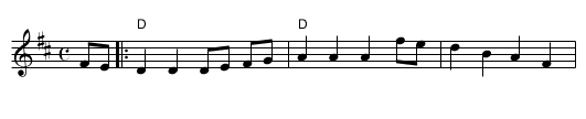 DASHING WHITE SERGEANT - staff notation